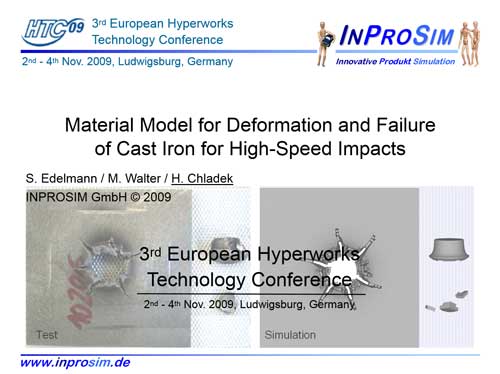 INPROSIM GmbH - Vortrag