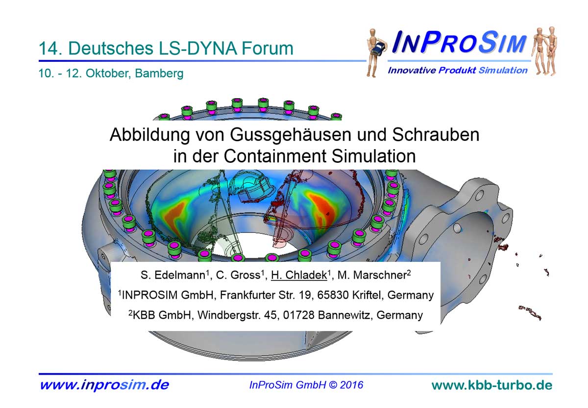 INPROSIM GmbH - Vortrag